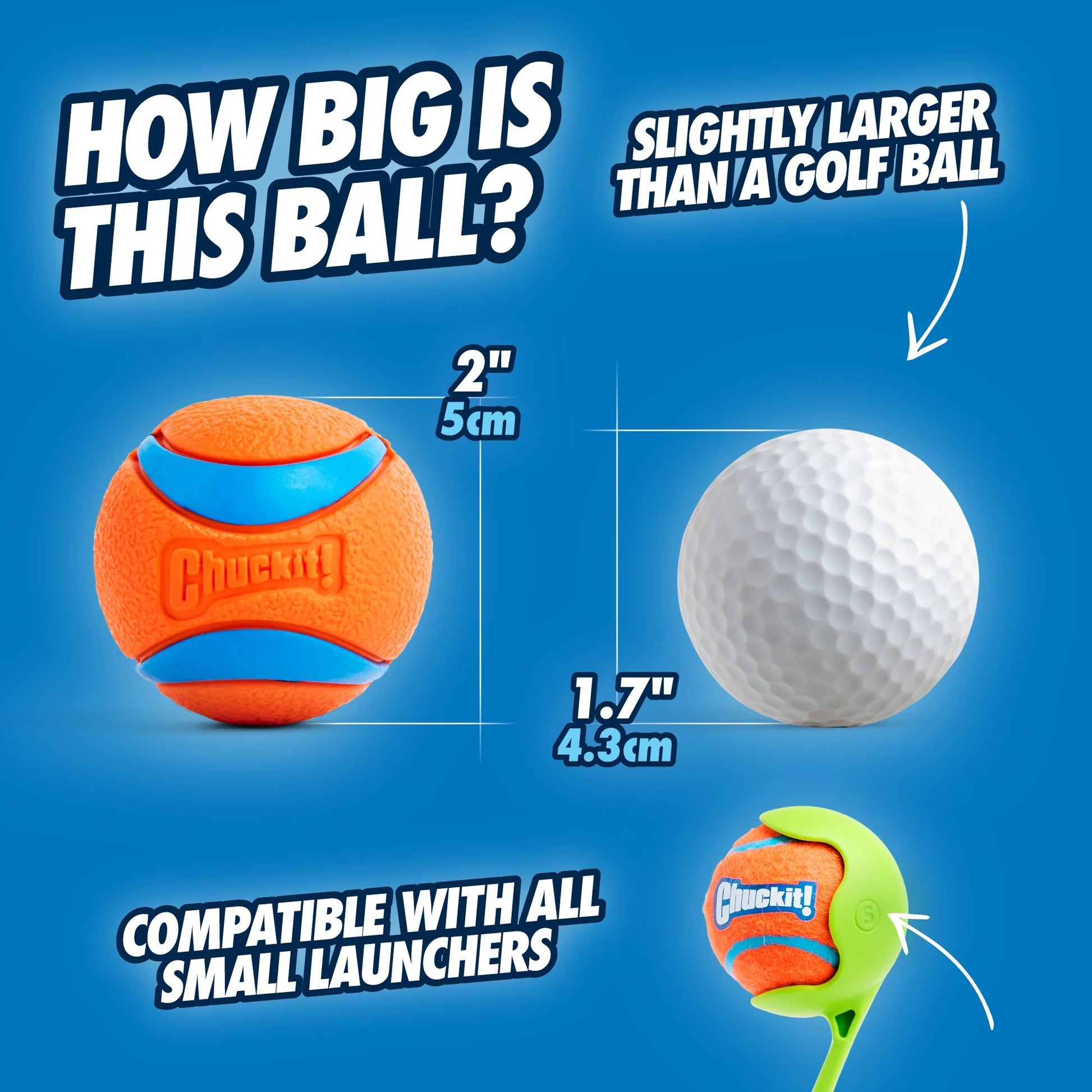 Ultra Ball Rubber Fetch Dog Toy, Small for Dogs up to 20 Lb, Pack of 2, Multcolor