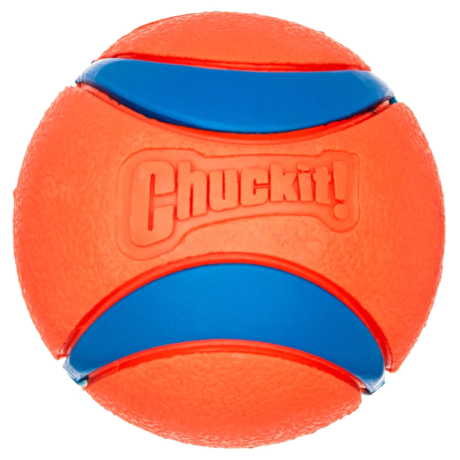Ultra Ball Durable Rubber Fetch Dog Toy, Medium 2.5" for Medium Dogs, Pack of 2, Orange