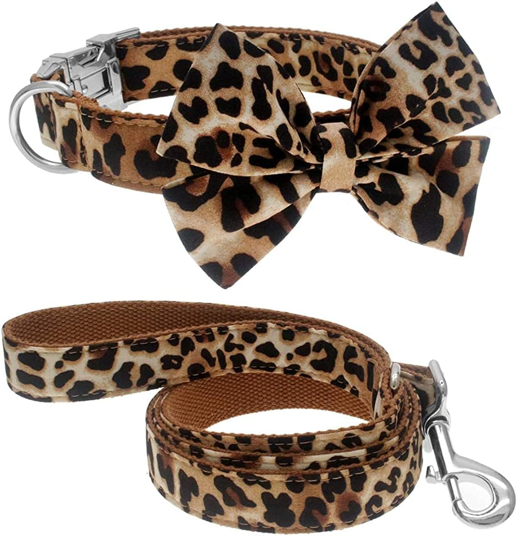 Leopard Print Bowtie Collar: Because Your Dog Deserves to Strut Like a Furry Fashion Icon!