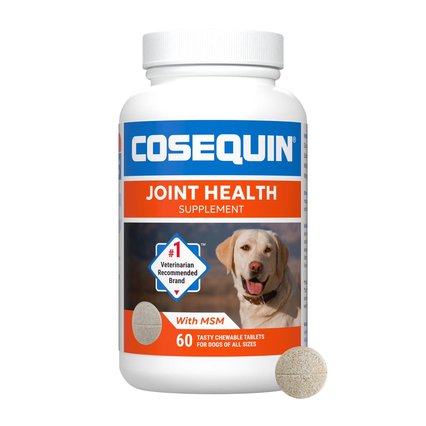 Nutramax Cosequin for Dogs Joint Health Supplement, Chewable Tablets, 60 Count