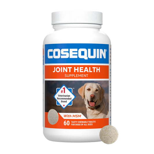 Nutramax Cosequin for Dogs Joint Health Supplement, Chewable Tablets, 60 Count