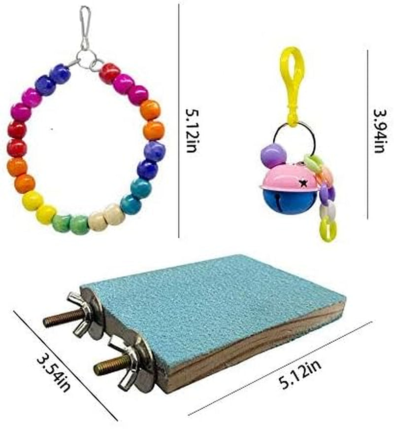8-Pack of Fluffy Royal Ruckus: Swing, Chew, and Jingle Toys for Your Mini Feathered Divas and Dudes!