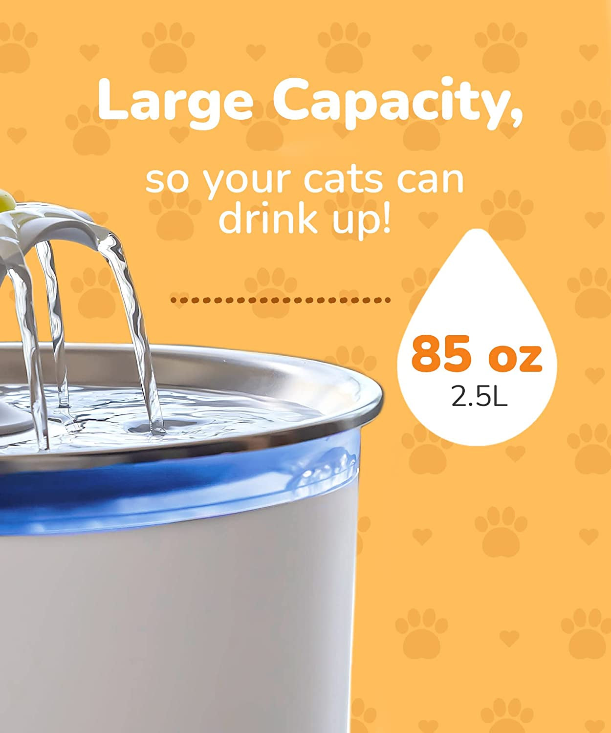 Feline Fountain of Youth: Hydration Station for Paws and Claws with LED Disco Lights and Bonus Filters for Your Thirsty Furballs!