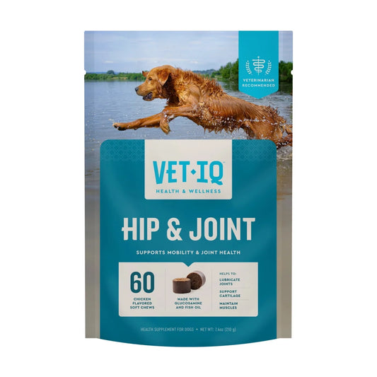 Hip & Joint Supplement for Dogs, Chicken Flavored Soft Chews, 60 Count Soft Chews